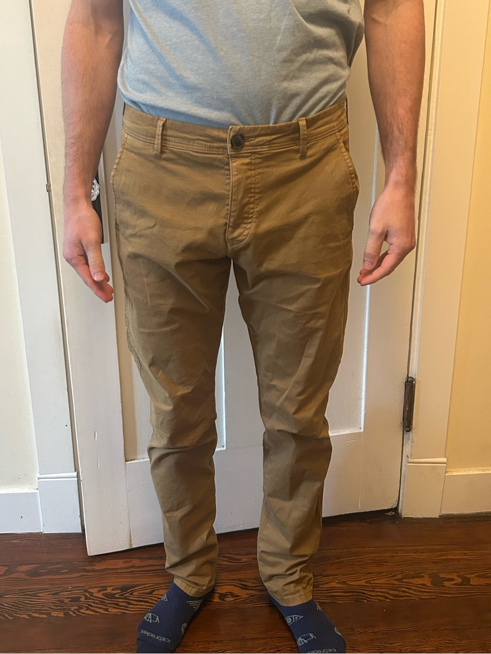 Men’s Selected Homme Heritage Cotton Chinos